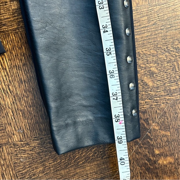 Club Monaco Faux Leather & studs leggings - Picture 9 of 11